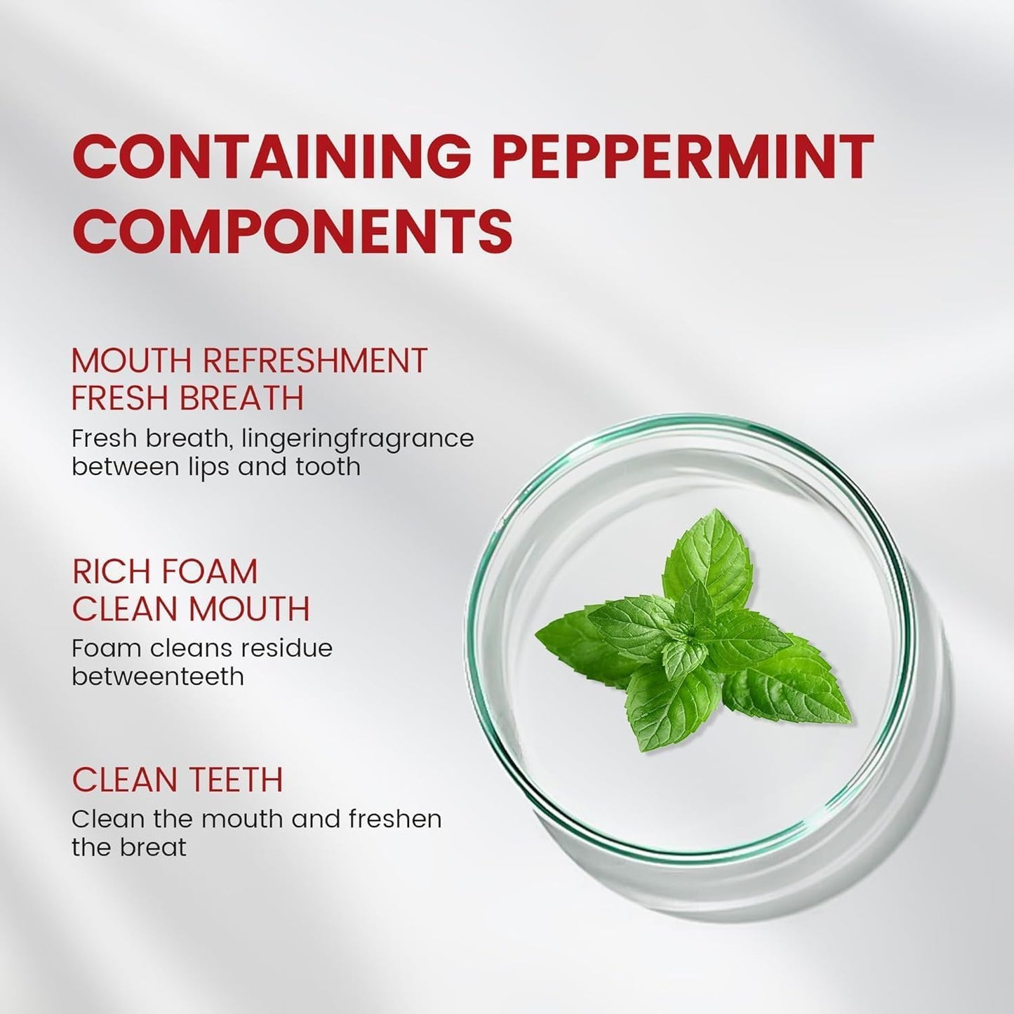 Qushen SP-6 Probiotic Toothpaste,SP6 Toothpaste for Whitening Teeth & Fresh Breath, 6 Probiotics Formula, Fluoride-Free, Enamel Safe, Natural Mint Flavor