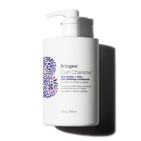 Briogeo Curl Charisma Rice Amino + Avocado Hydrating Conditioner | Define and Moisturize Wavy, Curly, and Coily Hair | Minimize Frizz | Silicone-Free | Vegan & Cruelty-Free | 33.8 fl oz