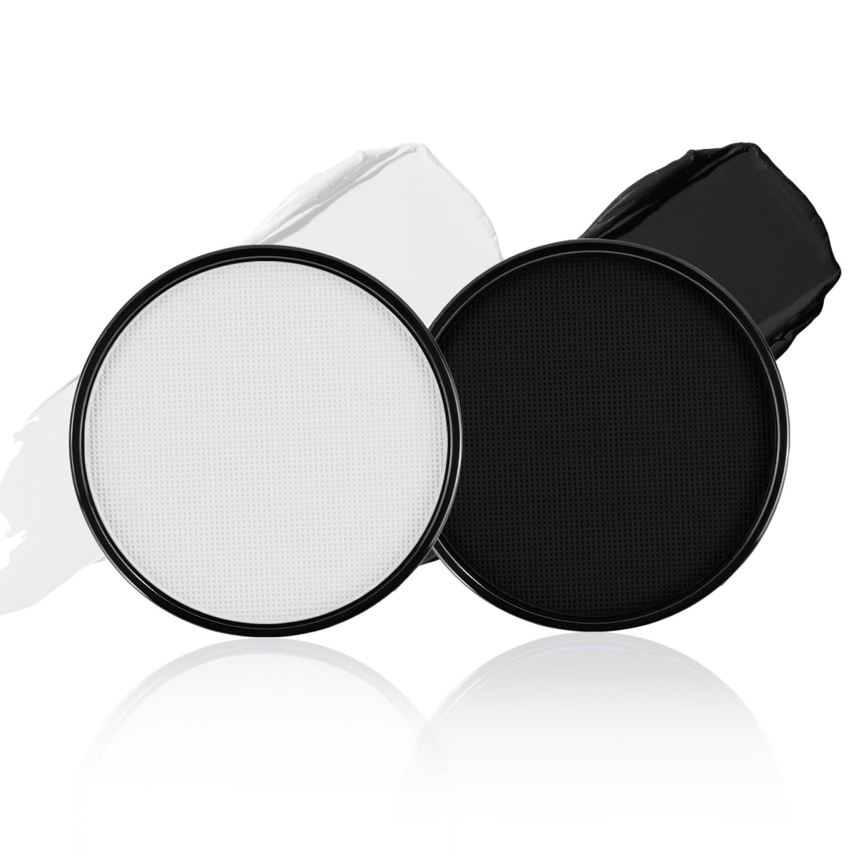 Face Paint, Water Based Facepaint, Non Toxic Body Paint, High Pigment Face Painting for Halloween, Easter, Themed Parties, Cosplay 1.06 Oz. (Black and White)