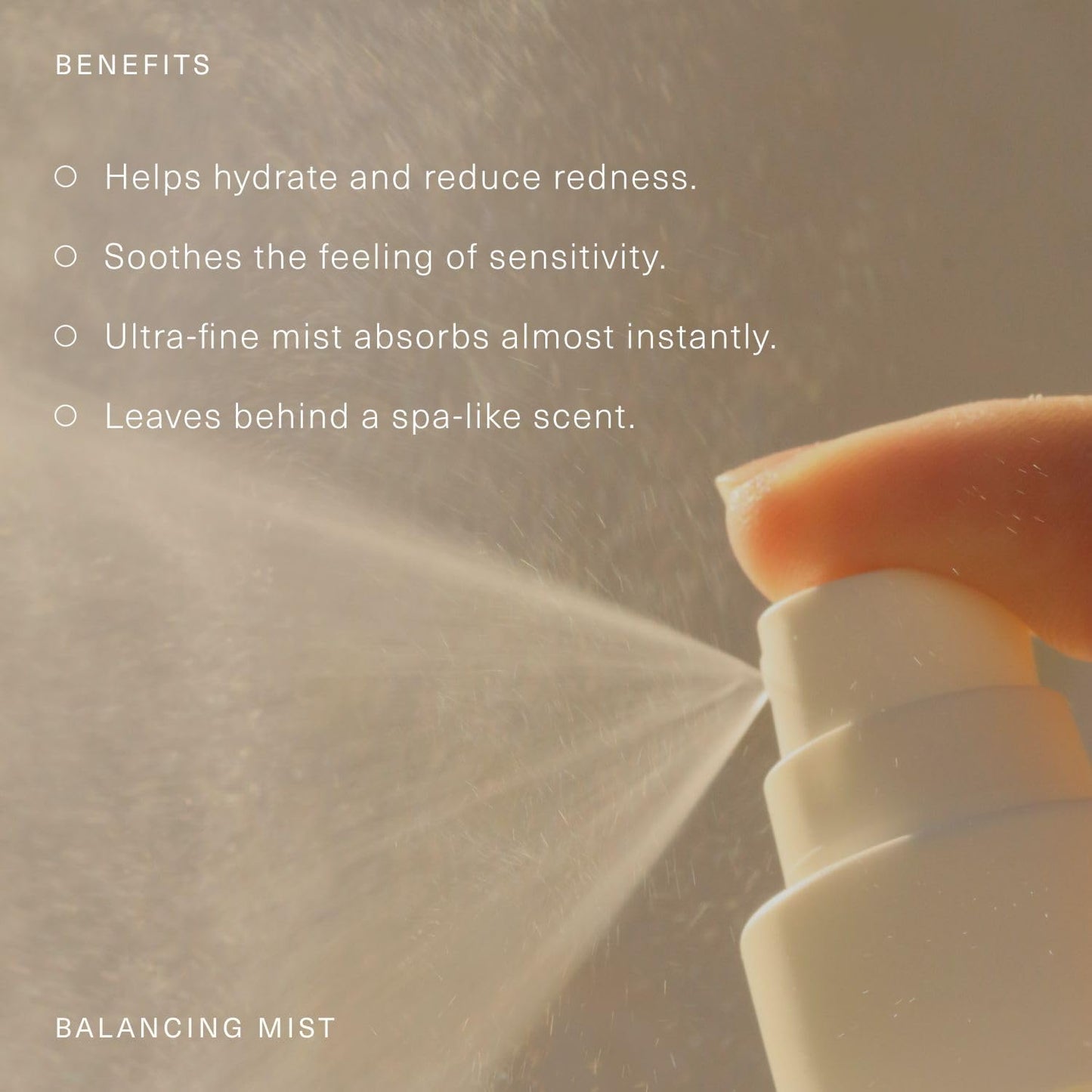 Oak Essentials Balancing Mist, Ultra-Fine Hydrating Toner Spray for Face and Body, Rose Water Face Mist with Aloe and Glycerin, 3.4 Fl Oz