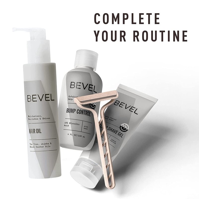Bevel Essentials Disposable Safety Razors for Men - Double Edge Stainless Steel Blades | 5 Count, Travel-Friendly