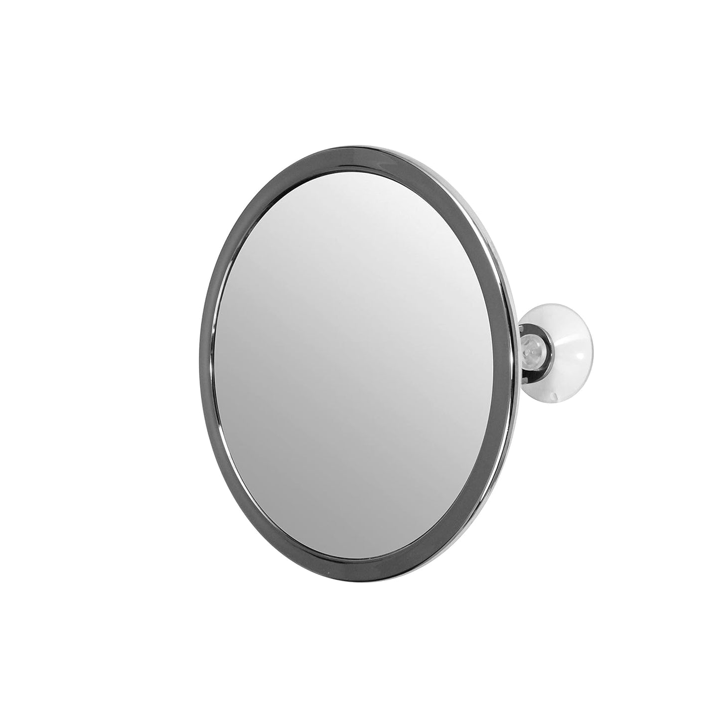 5X Magnifying Vanity Makeup Mirror - 6-Inch Suction Mount with 3-Point Locking Design | Pivoting & Rotating