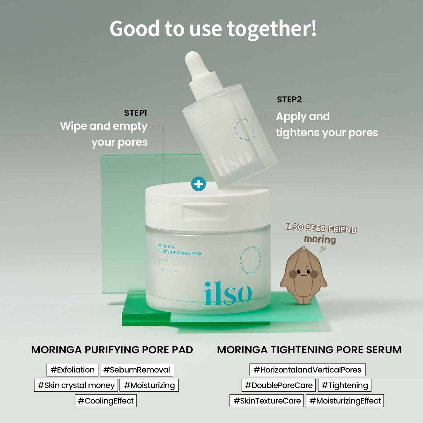 Ilso Moringa Tightening Pore Serum, 1.01 fl.oz.
