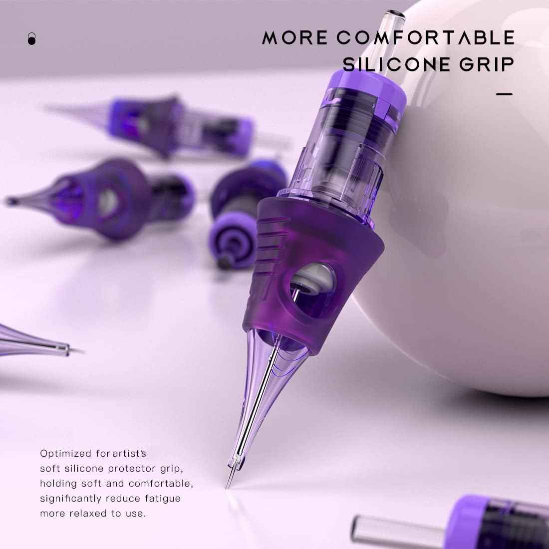 Mast Tattoo Cyber Tattoo Cartridges Needles Disposable Tattoo Needles Round Shader Super Bugpin 1205RS