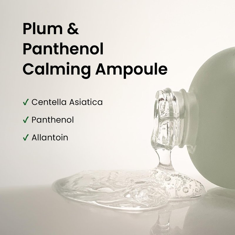 The Skin House Plum & Panthenol Calming Ampoule – Hydrating & Soothing Serum for Sensitive Skin, Non-Irritating (Dermatologist Tested) with Niacinamide & Centella[ 50ml /1.69 fl.oz]