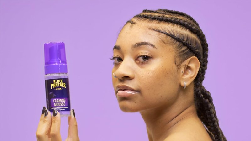 Edge Control & Braid Foam - Flexible Strong Hold for Natural & Relaxed Hair | 2 PC Pack