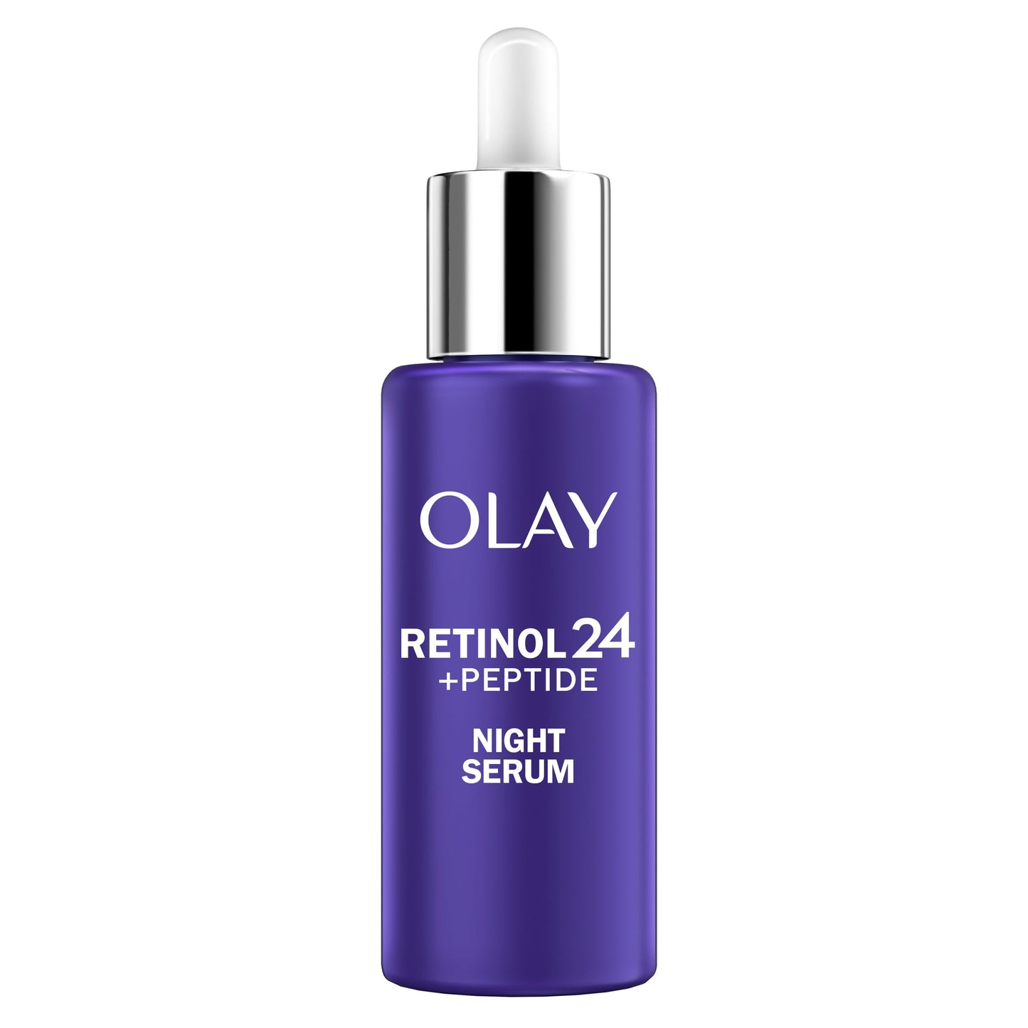 Olay Retinol 24 MAX Night Smoothing Serum, Fragrance – Free, 1.3 Oz