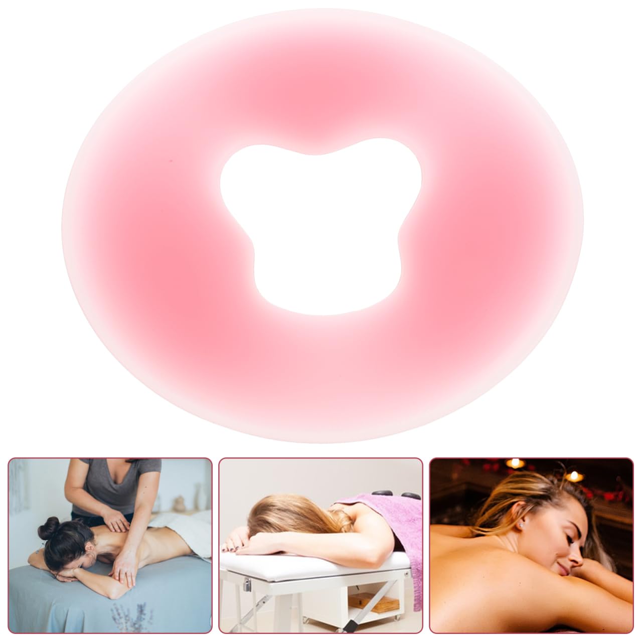 Beavorty Bed Pillows Face Down Pillow SPA Beauty Face Relax Headrest Salon Massage Table Cradle Face Pillow