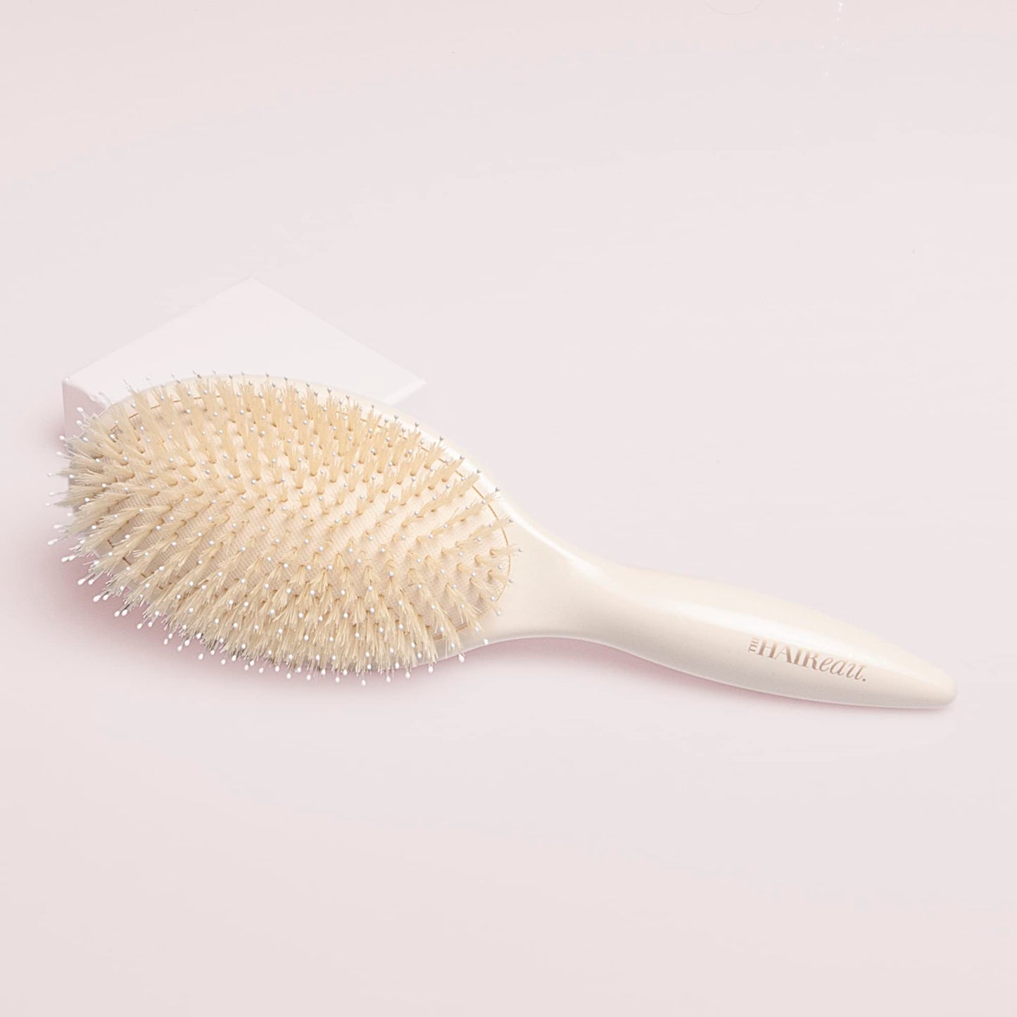 The Hair Edit Cream Finish & Shine Boar Bristle Hair Brush