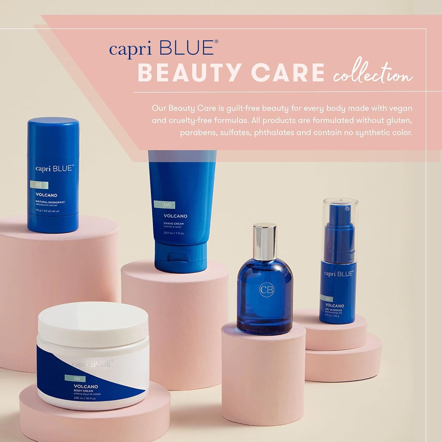 Capri Blue Volcano Hair Mist - Fragranced Shine Spray with Green Tea & Rice Bran Oil | 1.6 fl oz