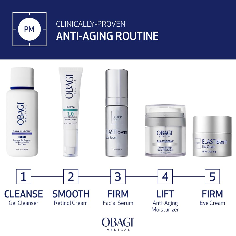 Obagi ELASTIderm Lift Up & Sculpt Facial Moisturizer - Anti-Aging Cream with Peptides for Firming & Smoothing | 1.7 oz