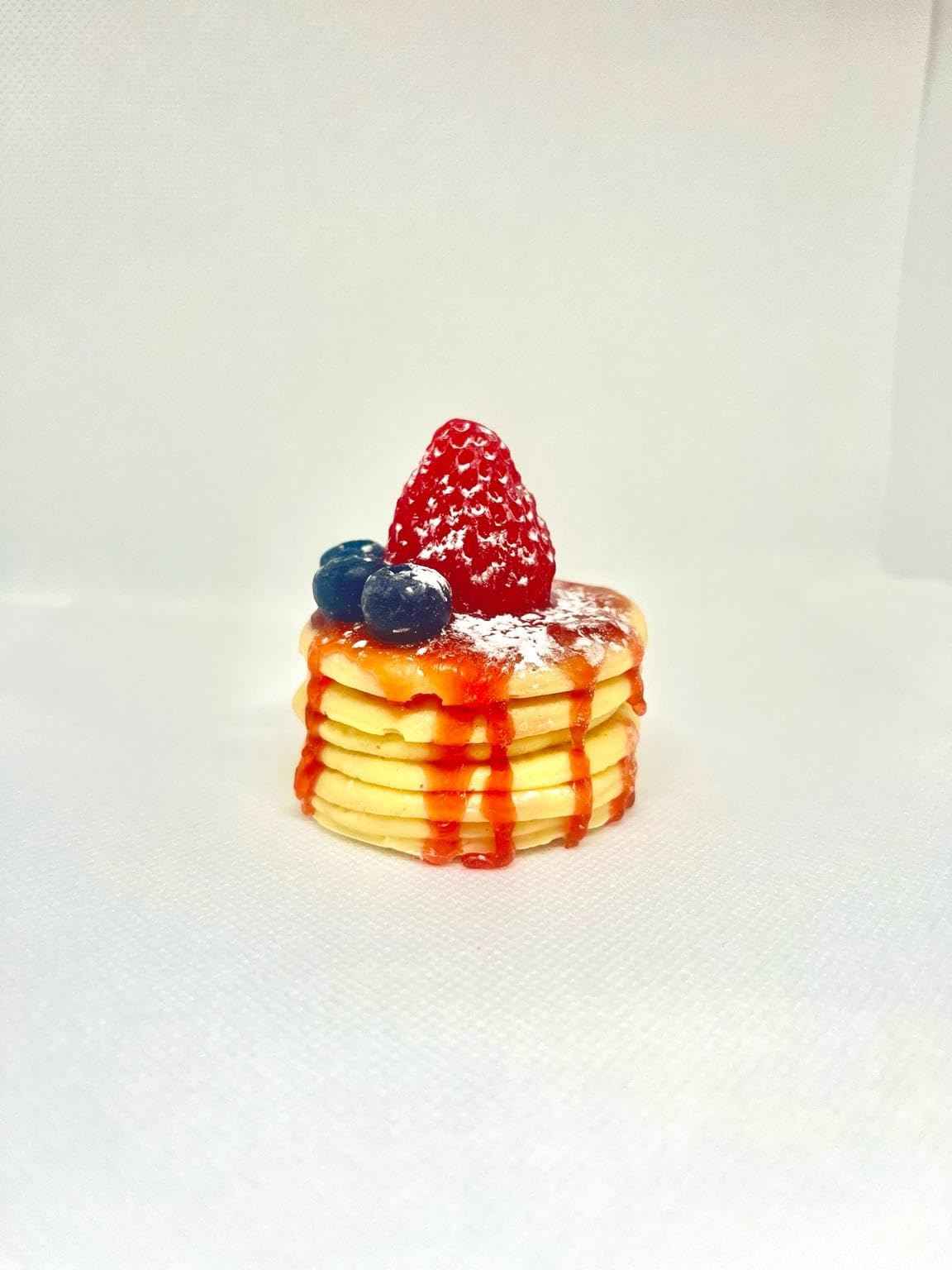 BubbleFlame Handmade Soap Pancake Stack – Realistic Scented Novelty Gift – Not Edible – Fun Bathroom Decor-Paraben free - Daily-Art
