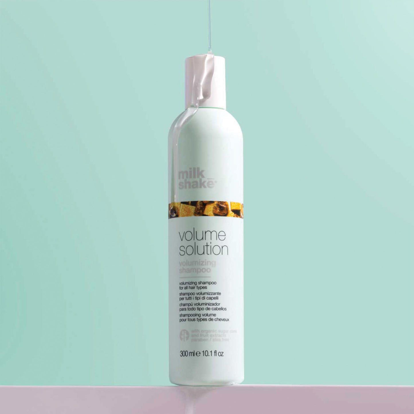 milk_shake volumizing shampoo | weightless body & shine for flat or fine hair | paraben‐ and SLES‐free with sugar cane derivatives & milk proteins, 10.1 fl oz / 300 mL