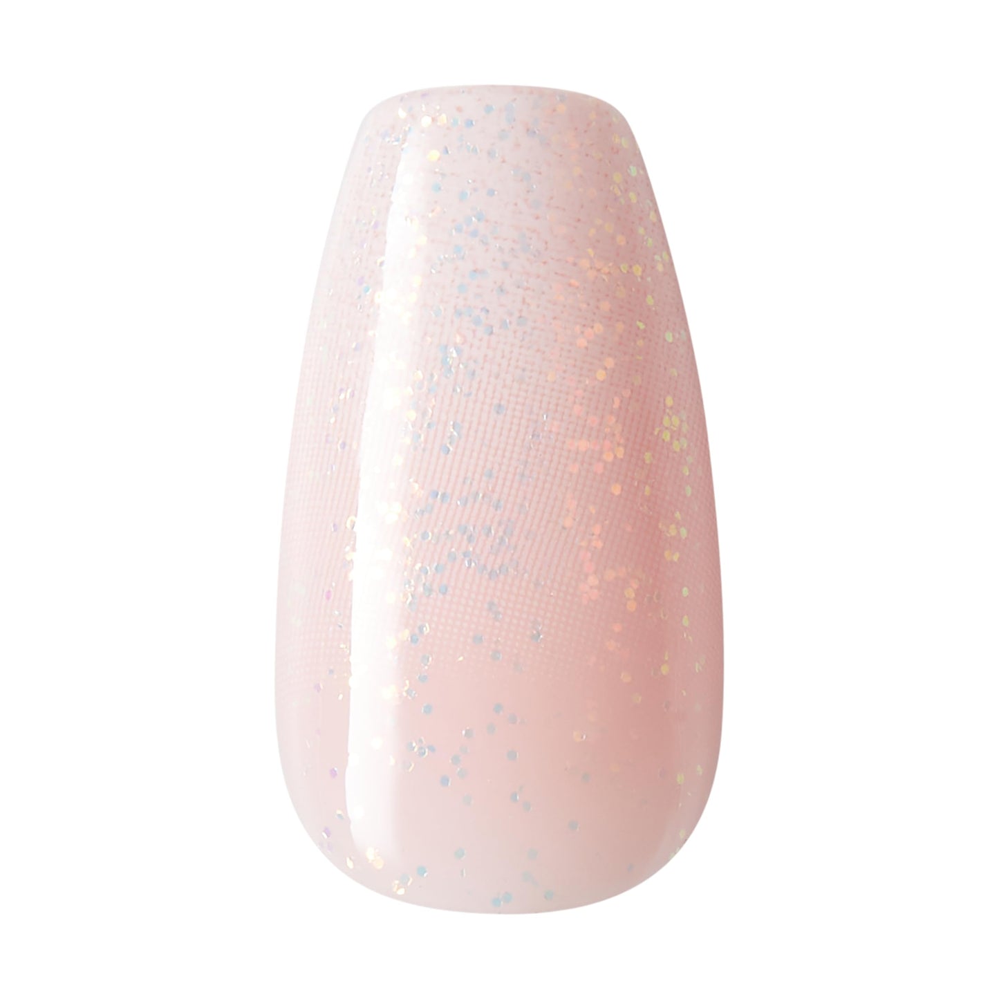 KISS Classy French Nail Manicure Kit with Gel Finish,Medium, Coffin Shaped, Includes Pink Nail Glue (Net Wt. 2 g / 0.07oz.), Mini Nail File,Manicure Stick,and 28 Fake Nails,Cozy Meets Cute', 28 Count