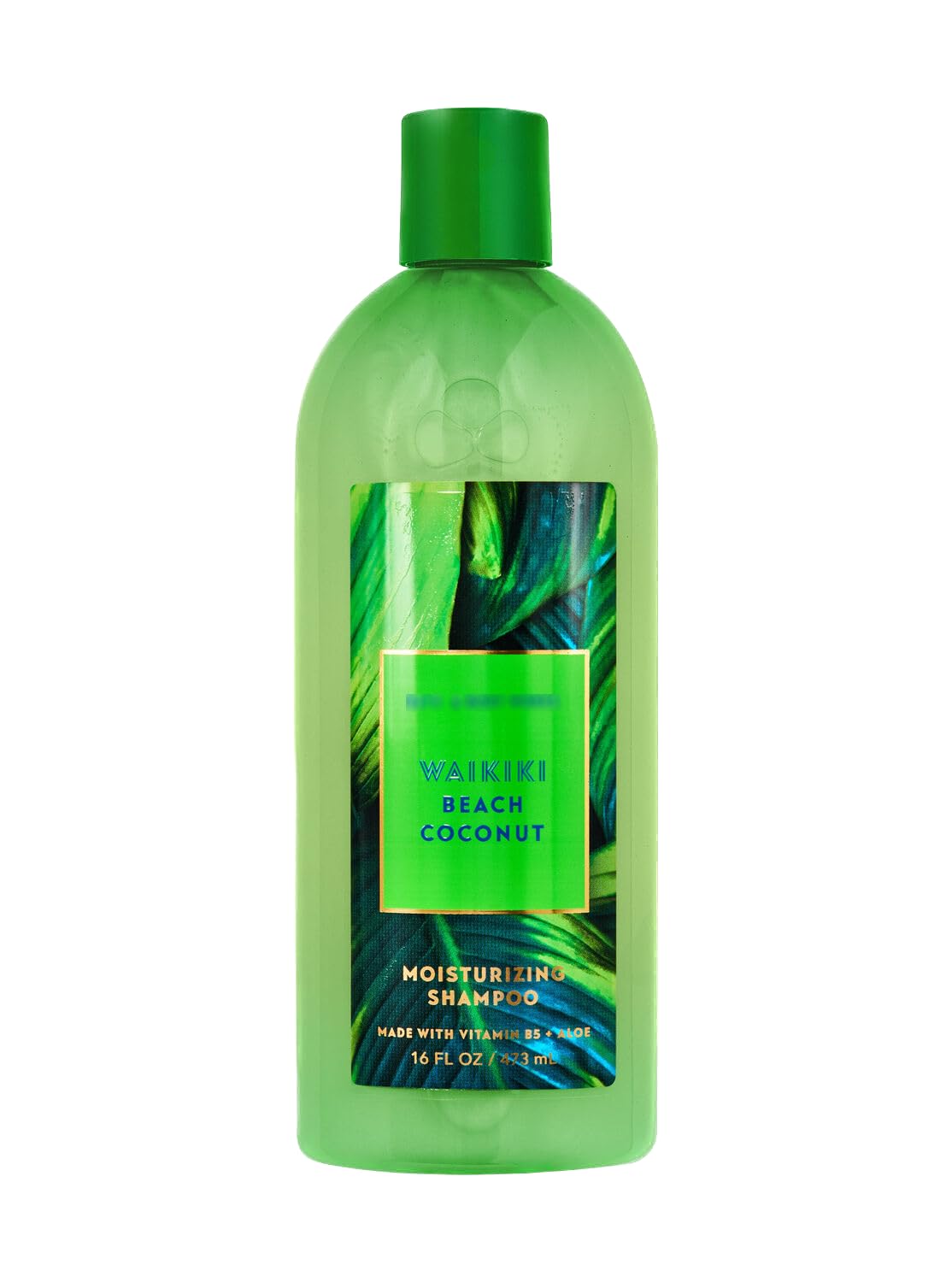 Bath and Body Waikiki Beach Coconut Shampoo and Waikiki Coconut Conditioner - Pair of 2 bottles, 16 oz ea - Cleansing, Hydrating Shampoo w/Detangling, Moisturizing Conditioner for Shower + Hair