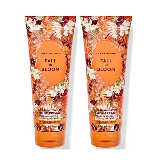 Bath & Body Works Fall In Bloom Ultimate Hydration Body Cream For Women 8 Fl Oz 2- Pack (Fall In Bloom)