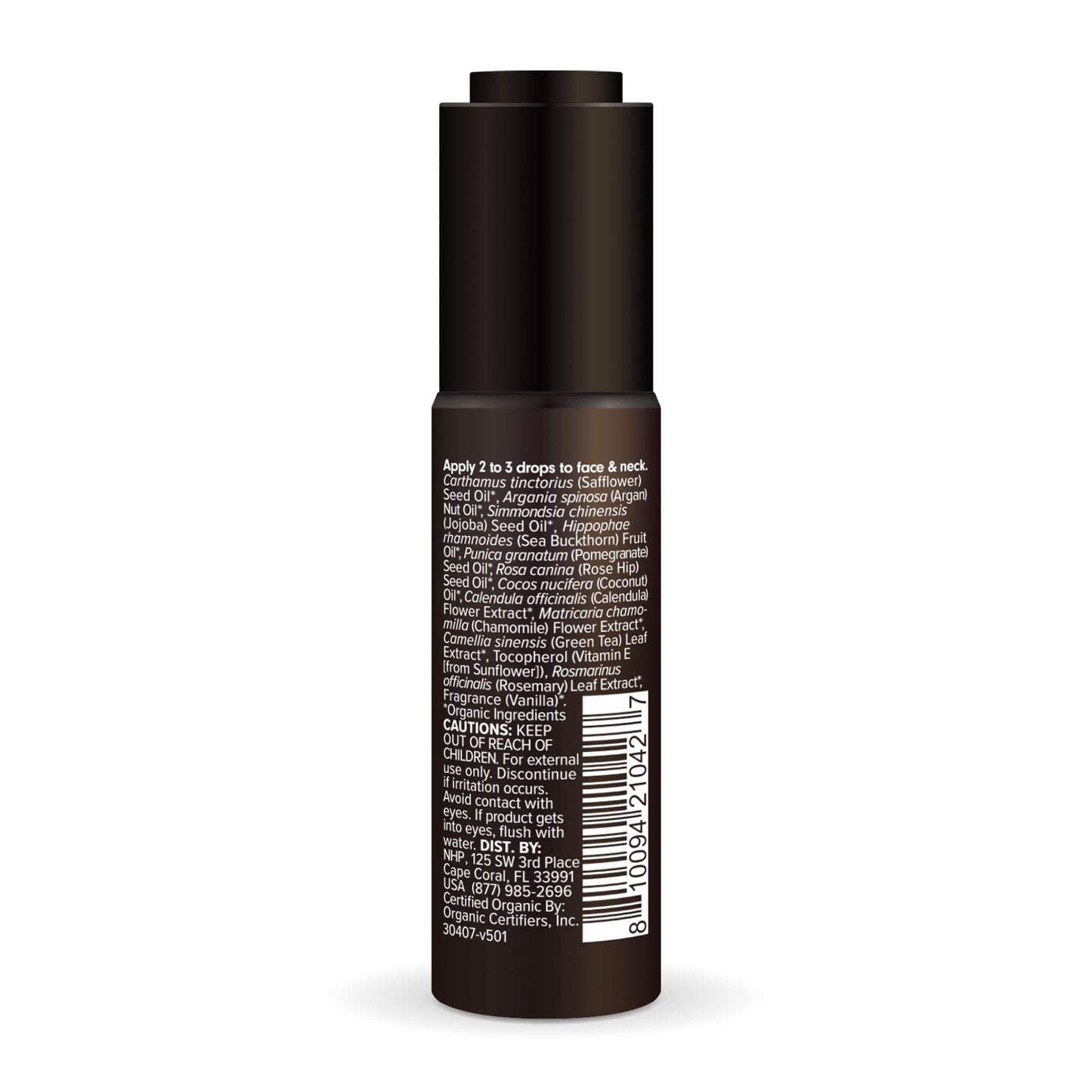 Ola Botanicals Organic Serum, 1 Fl. Oz. (30 mL), Smooth and Restore, Argan Oil and Vitamin E, Certified USDA Organic, Cruelty Free, Non-GMO, Dr. Mercola