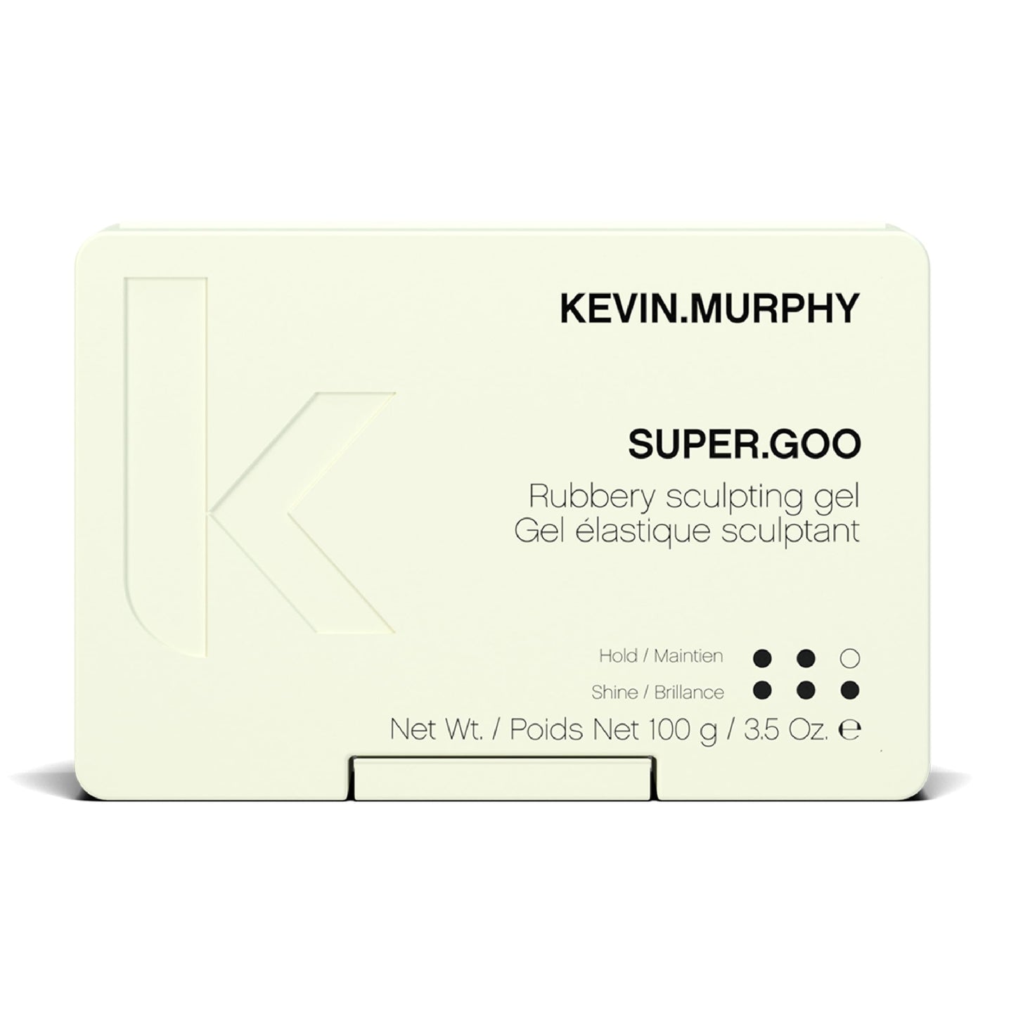 KEVIN.MURPHY SUPER.GOO - Sculpting Rubbery Gel - For All Hair Types - Curl Enhancer - Natural Finish & Firm Hold Hair Gel - Water Soluble - Paraben Free - 100 g / 3.5oz