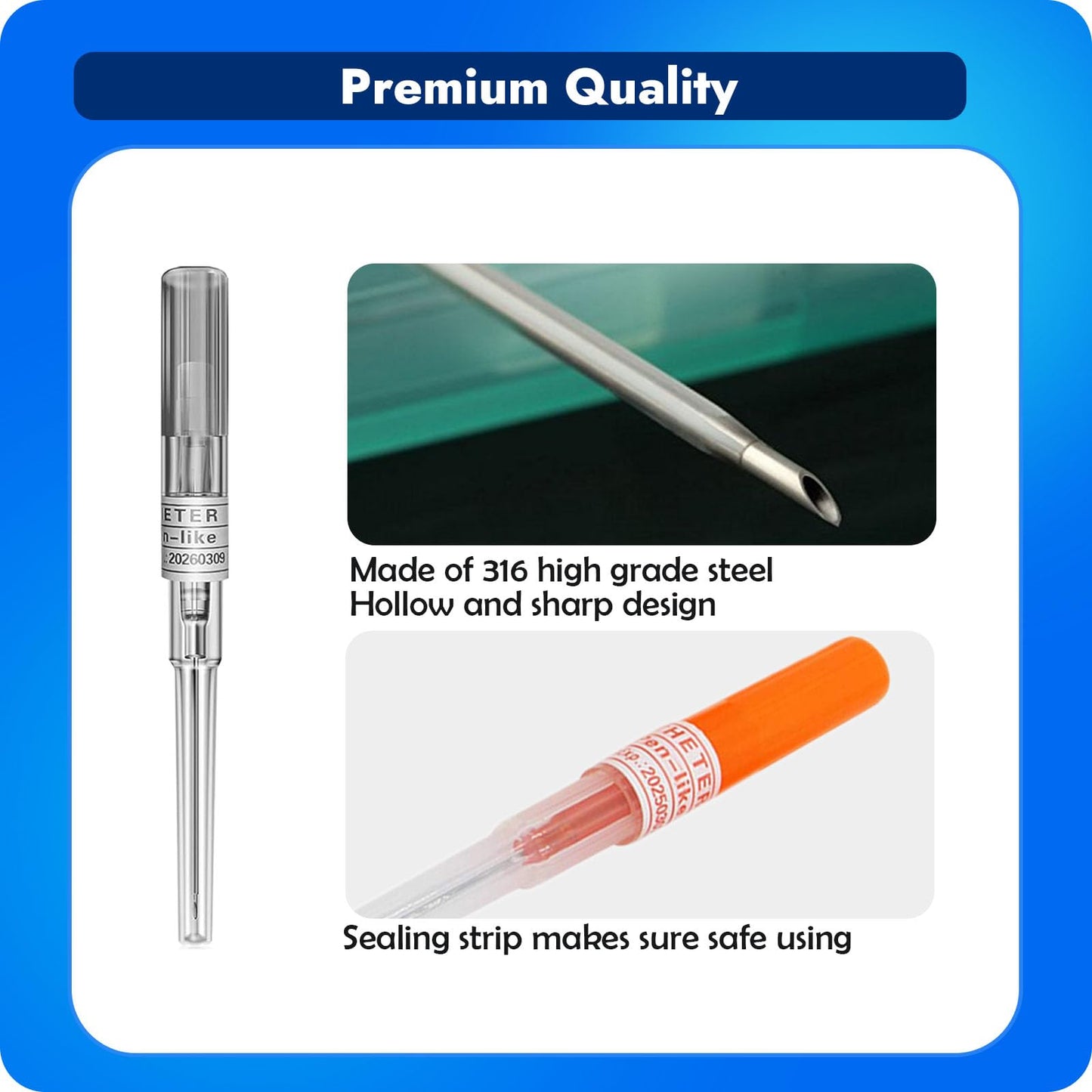 16G Catheter Piecring Needles Ear Nose Mix Hollow Needles