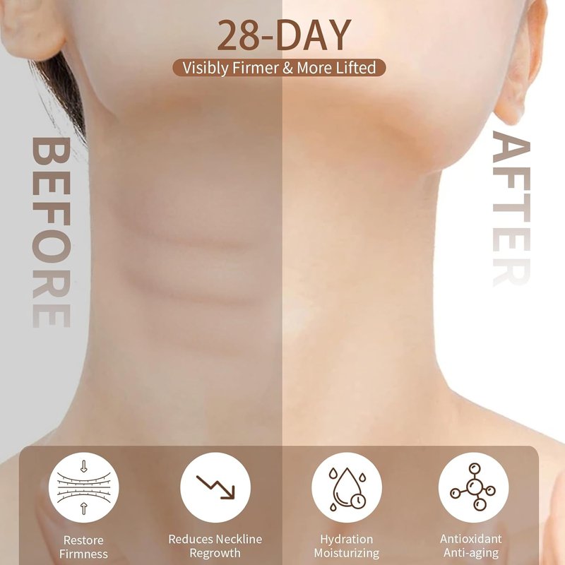 Neck Firming Cream - Tighten & Lift for Sagging Skin | Anti-Aging Formula for Youthful Neck