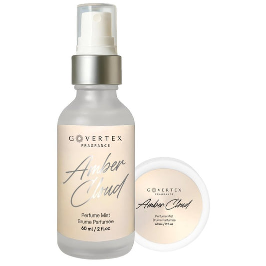 Govertex Amber Cloud Hair & Body Perfume Mist - Citrus, Jasmine, Lilac & Creamy Amber Perfume | 60ml | Signature Women Fragrance - Long Lasting Hair and Body Mist
