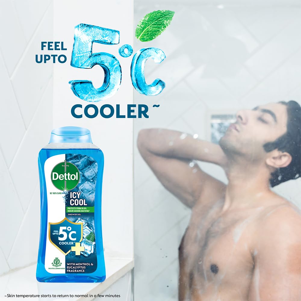 Dettol Body Wash and shower Gel, Cool - 250ml