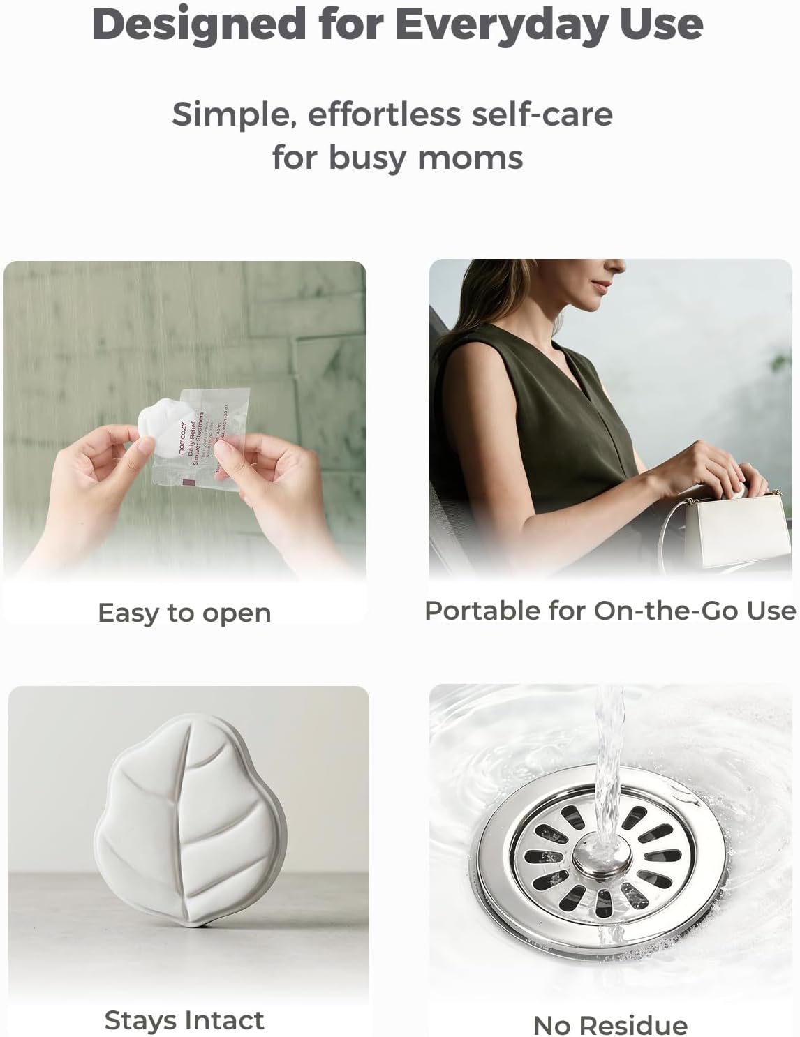 Momcozy 14 Pack Shower Steamers | Aromatherapy Self-Care Gift Set with Peppermint & Eucalyptus for Relaxation - Ideal for Mother's Day & Bridal Showers