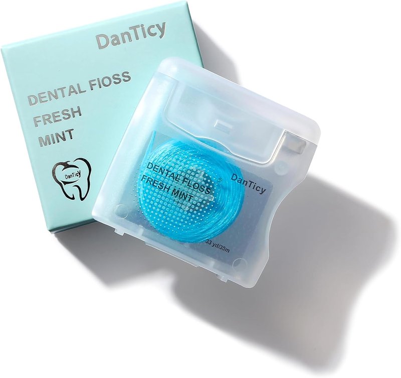 Coconut Oil Infused Dental Floss - Deep Clean, Extra Wide, PFAS Free | Mint Flavor (33 Yds)