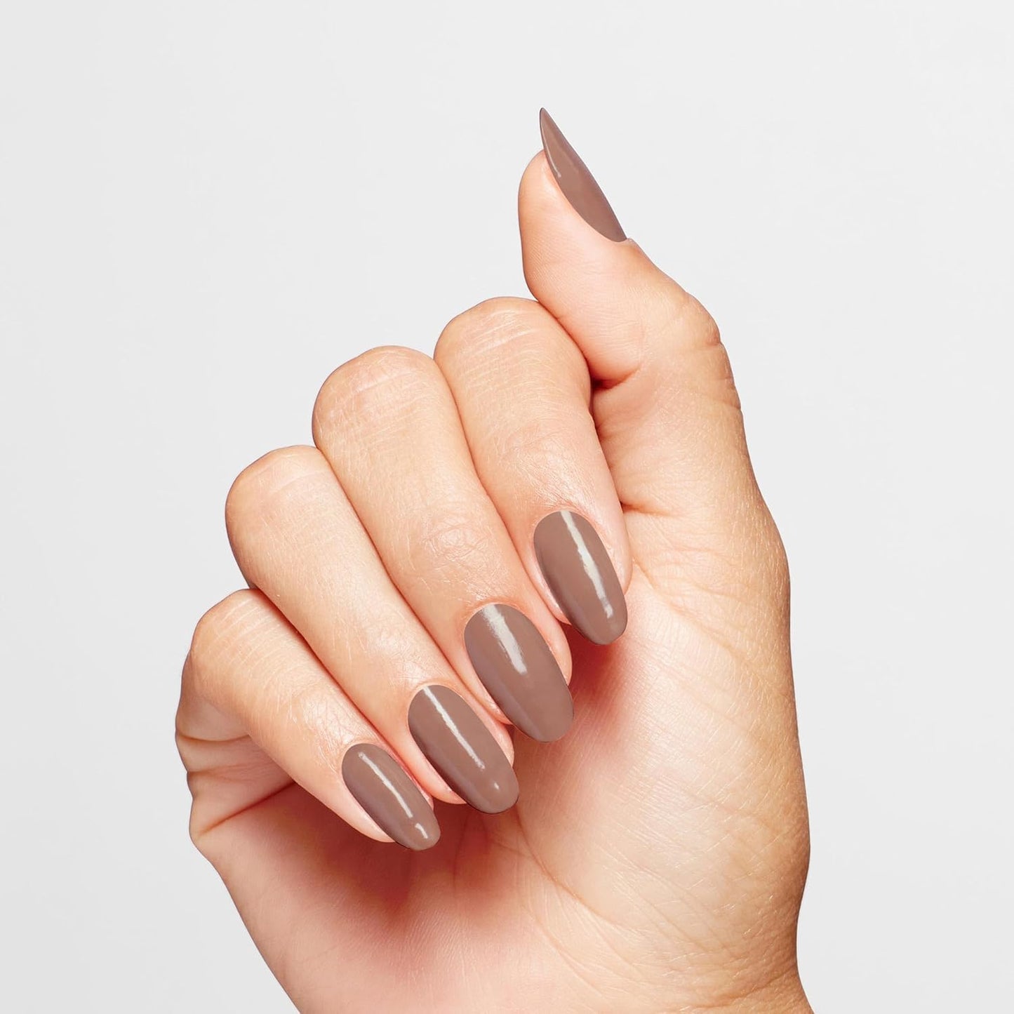 OPI Infinite Shine It Never Ends | Opaque Dark Brown Crème Long Wear Gel Like Nail Polish | Vegan, Long Lasting, Streak Free