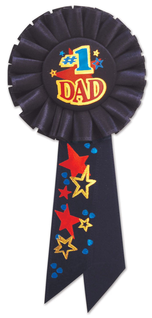 Beistle #1 Dad Rosette