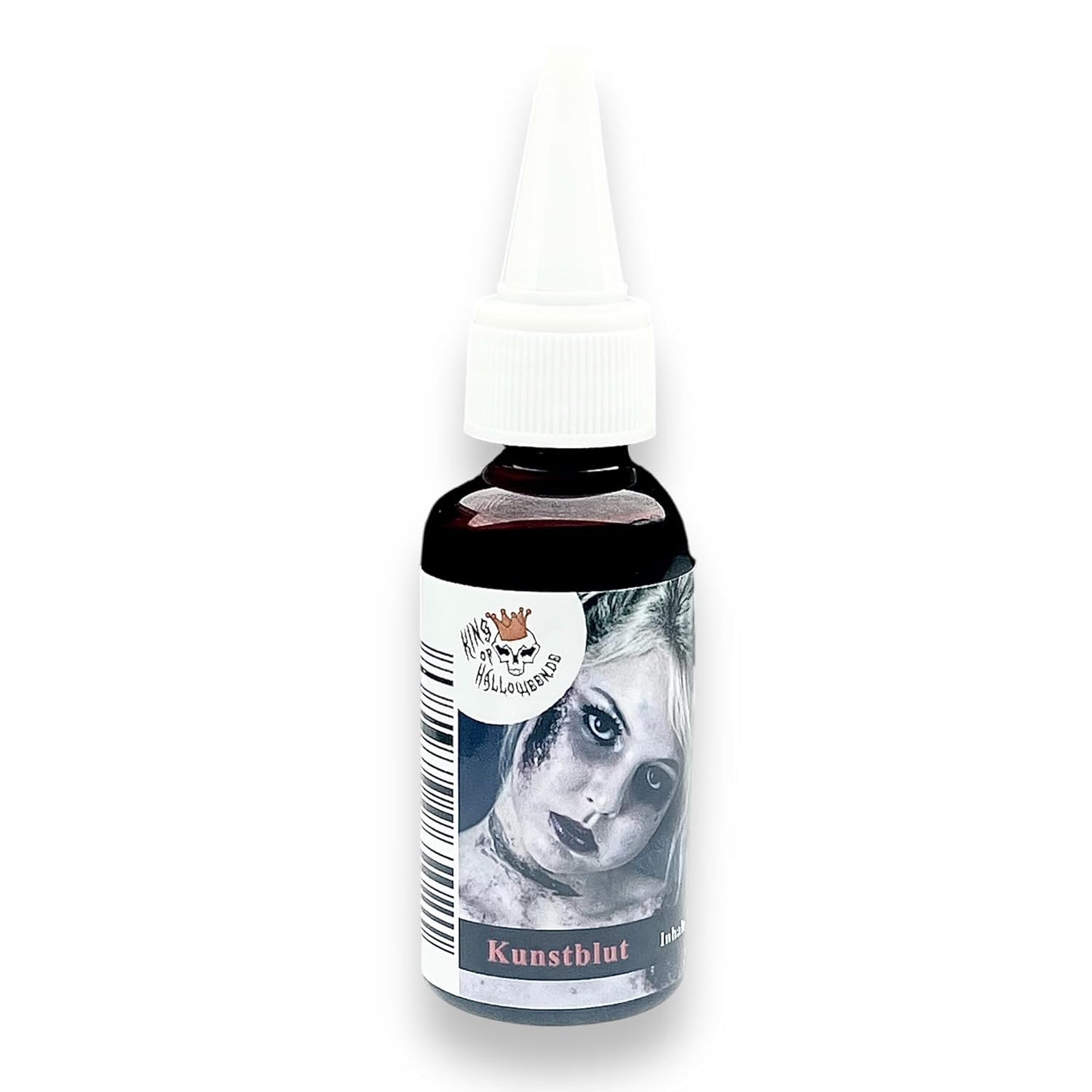 Fake Blood Gel - Dark Red Thick Consistency for Halloween Makeup | 1.01 fl. oz (30 ml) Dispenser