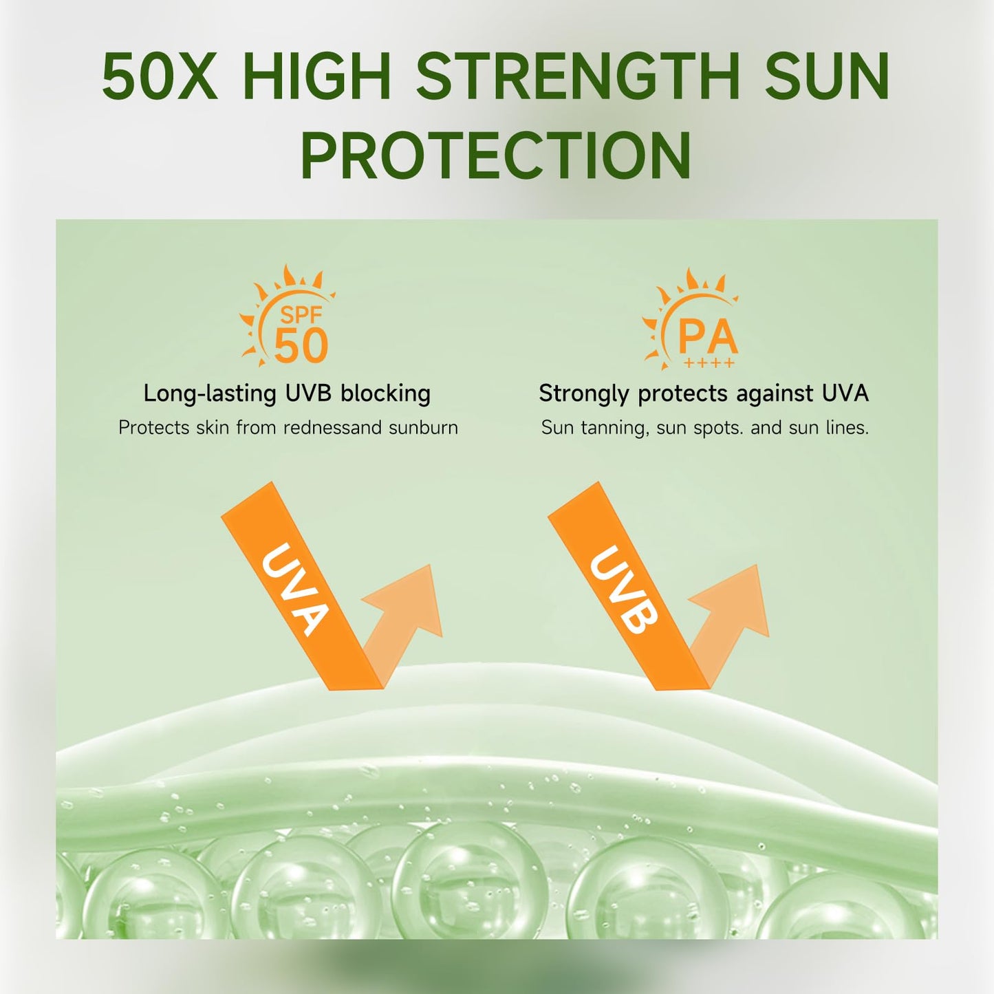 Sunscreen Stick SPF PA50++++ Centella Sunscreen Korean Sunscreen Stick Soothing Moisture Matte Sun Stick for Face & Body Non Greasy, No White Cast