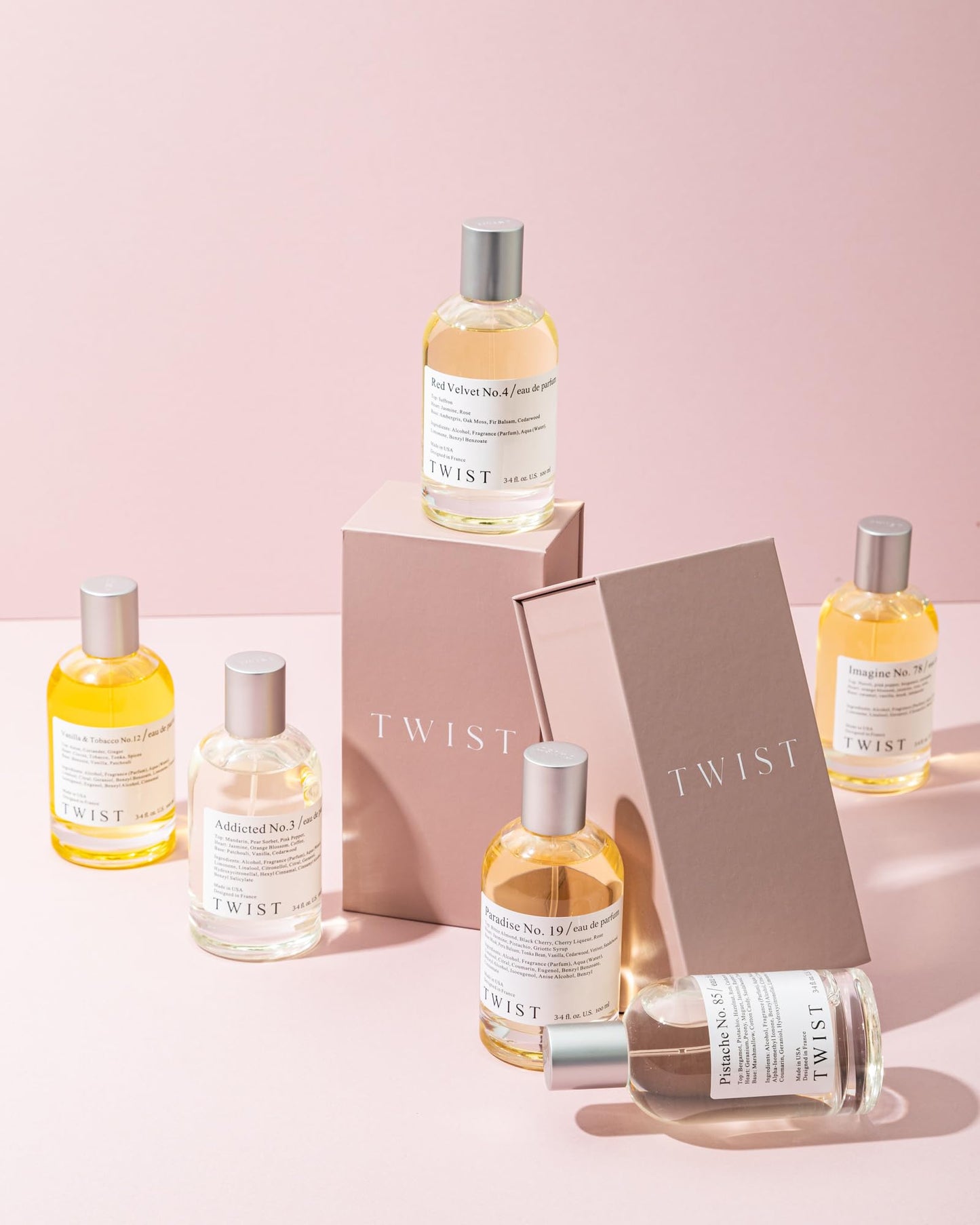 Twist Rio De Janeiro No. 95 Inspired by S. D. Janeiro's 62 Pistachio & Salted Caramel, Long Lasting Perfume For Women, Paraben Free, Vegan, Clean Ingredients, Fragrance - Spray 100 ml | 3.4 fl. oz.