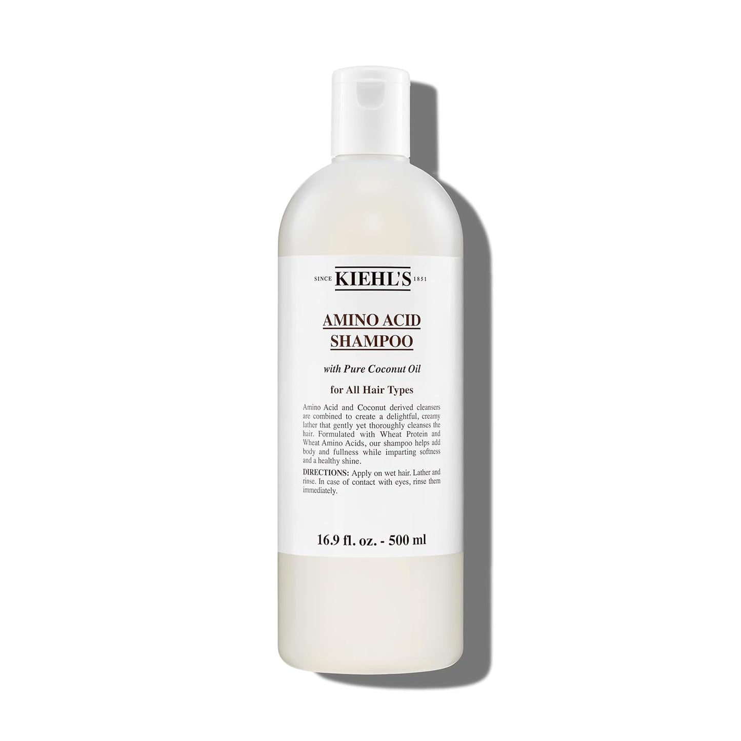 Kiehl's Amino Acid Shampoo - Strengthening Cleanser with Coconut Oil | Paraben-Free, All Hair Types