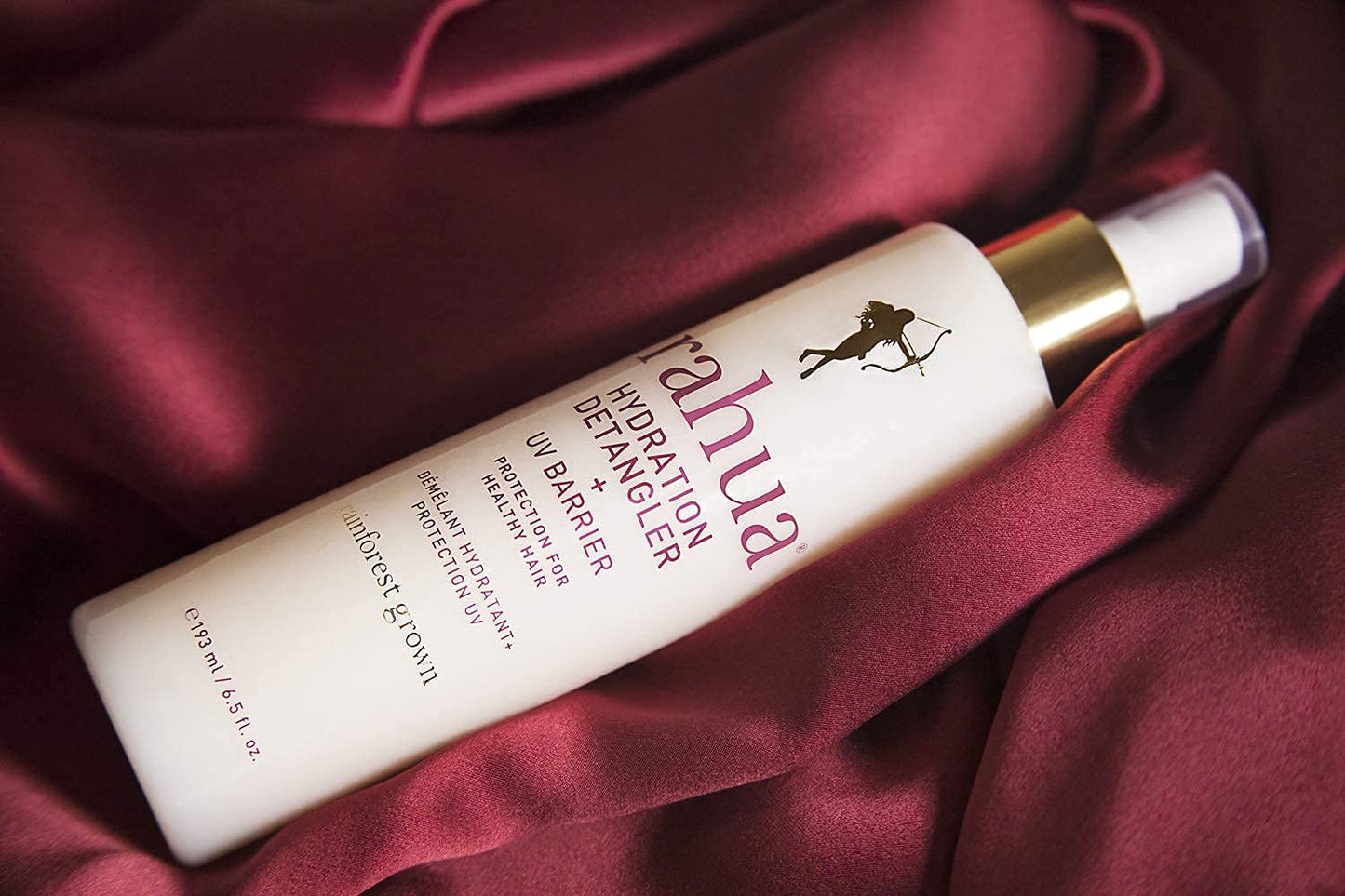 Rahua Hydration Detangler - UV Barrier Leave-In Spray for All Hair Types | Vegan Anti-Frizz Mist with Morete Oil - 6.5 Fl Oz