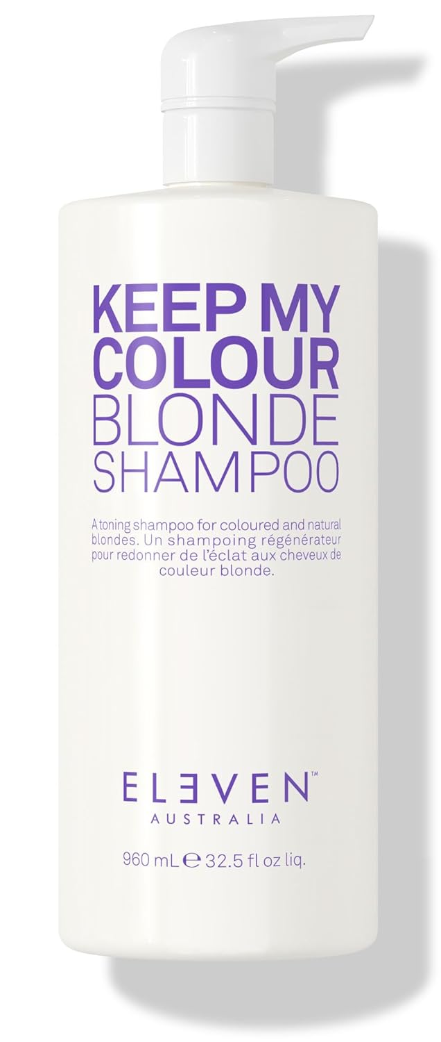 Keep My Colour Blonde Shampoo - Purple Toning Shampoo for Blonde & Color-Treated Hair | Sulfate-Free, Blue Base