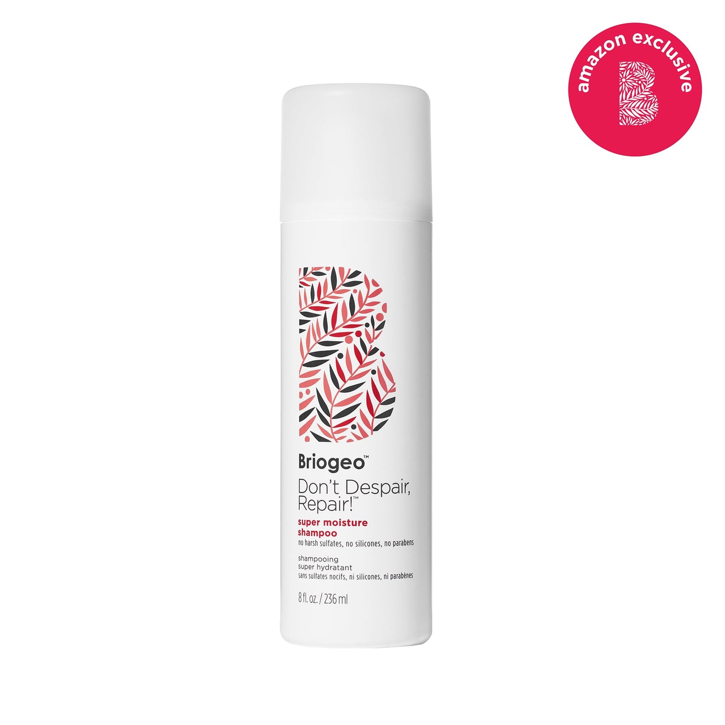 Briogeo Don't Despair, Repair! Super Moisture Shampoo | Moisturizing Protein Shampoo with Argan Oil for Dry, Damaged Hair | Sulfate-Free | Vegan & Cruelty-Free | 8 fl oz