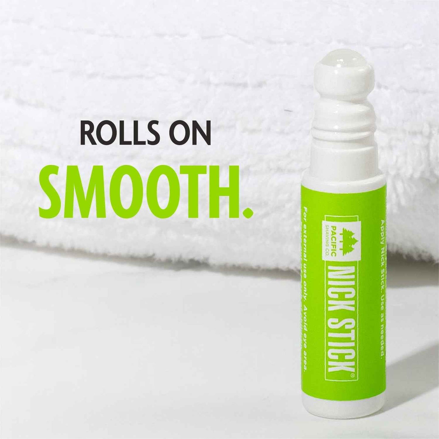 Pacific Shaving Company Nick Stick - A Shave Essential - Puts Nicks in Their Place - Liquid Roll-On Applicator, Dries Clear - With Vitamin E & Aloe Vera (0.25 Oz, 2 Pack)