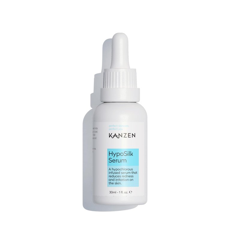 Kanzen Skincare Hyposilk Serum with Hypochlorous Acid, Protects the Skin and Reduces Redness and Irritation, Suitable for Breakout Prone Skin, Fast-Absorbing Formula 1 Fl. Oz