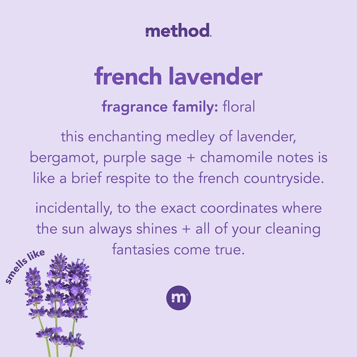 Method Gel Hand Wash, French Lavender, 12 fl oz (Pack of 6)