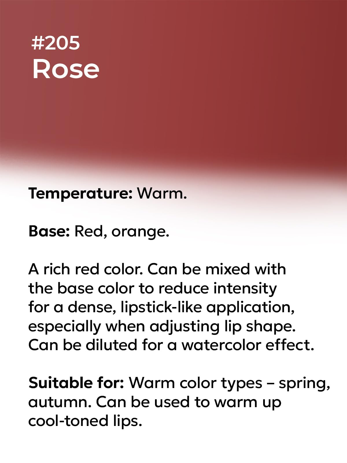 NE PIGMENTS #205 Rose - By Elena Nechaeva - Lip Pigment - Permanent Makeup - Professional Tattoo Ink