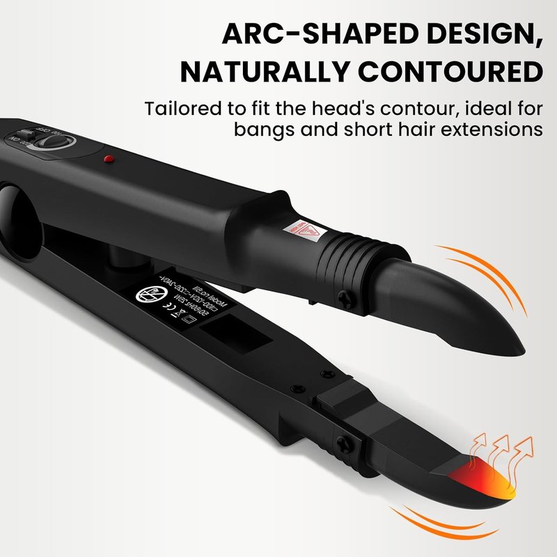 Professional Hair Extension Tools - Ktip Fusion Heat Iron Connector Kit | Adjustable Temperature Wand