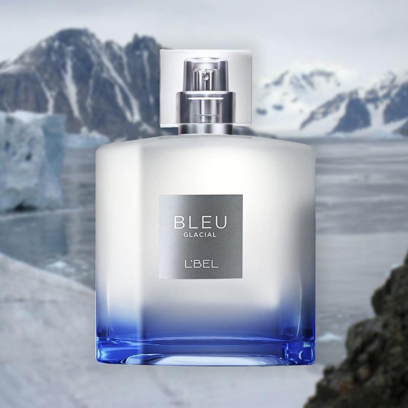 L'Bel Bleu Glacial Men's Perfume - Long-Lasting Fragrance 100 ml | Fresh & Invigorating Scent