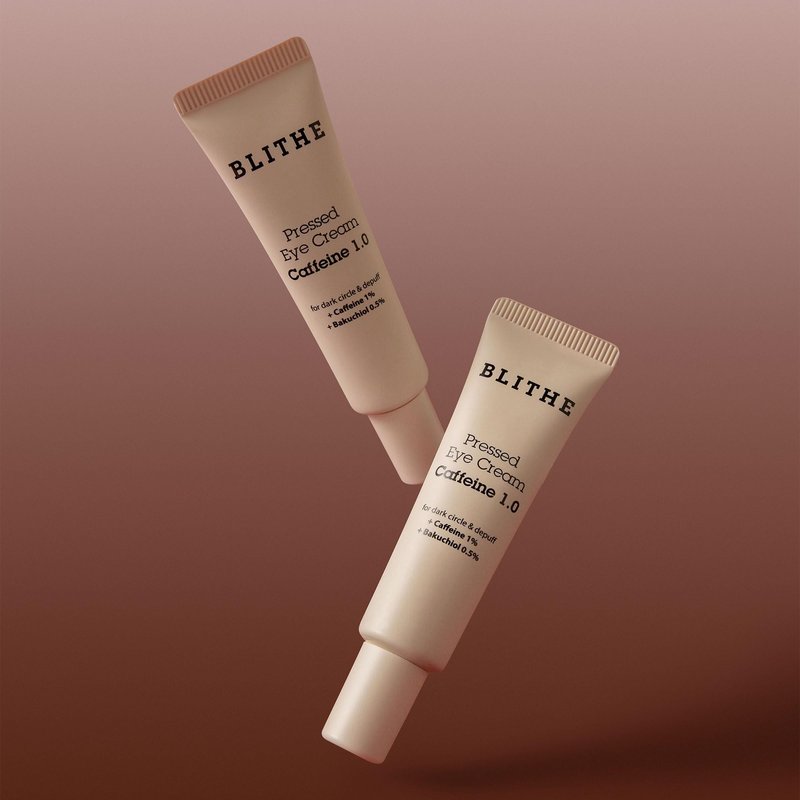 BLITHE Caffeine Eye Cream for Morning Puffiness & Dark Circles, Plant-Based Retinol, Bakuchiol, Niacinamide, Sodium Ascorbyl Phosphate 0.67 Fl Oz