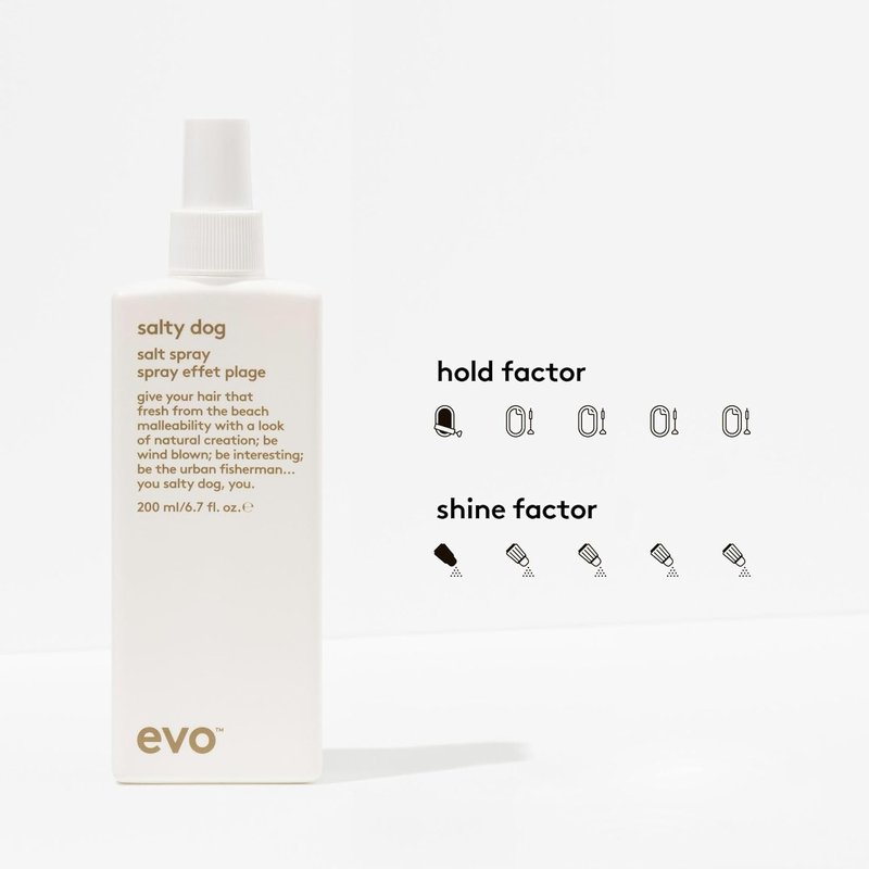 EVO Salty Dog Salt Spray - Beachy Texture & Volume for Natural Matte Hair | 4.2 oz