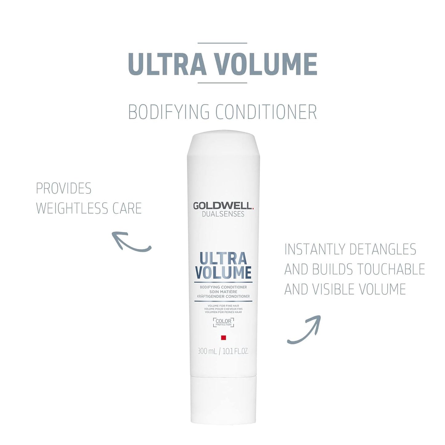 Goldwell Ultra Volume Conditioner - Bodifying Formula for Fine Hair | 33.8 Fl Oz