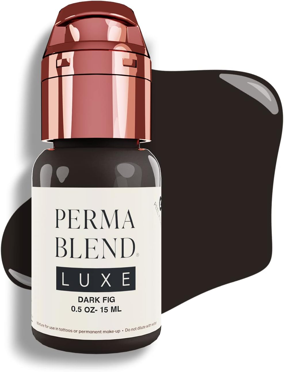 Perma Blend Luxe Dark Fig Lip Tattoo Ink - Vegan Microblading Pigment for Lip Blush | High Opacity, 0.5 oz