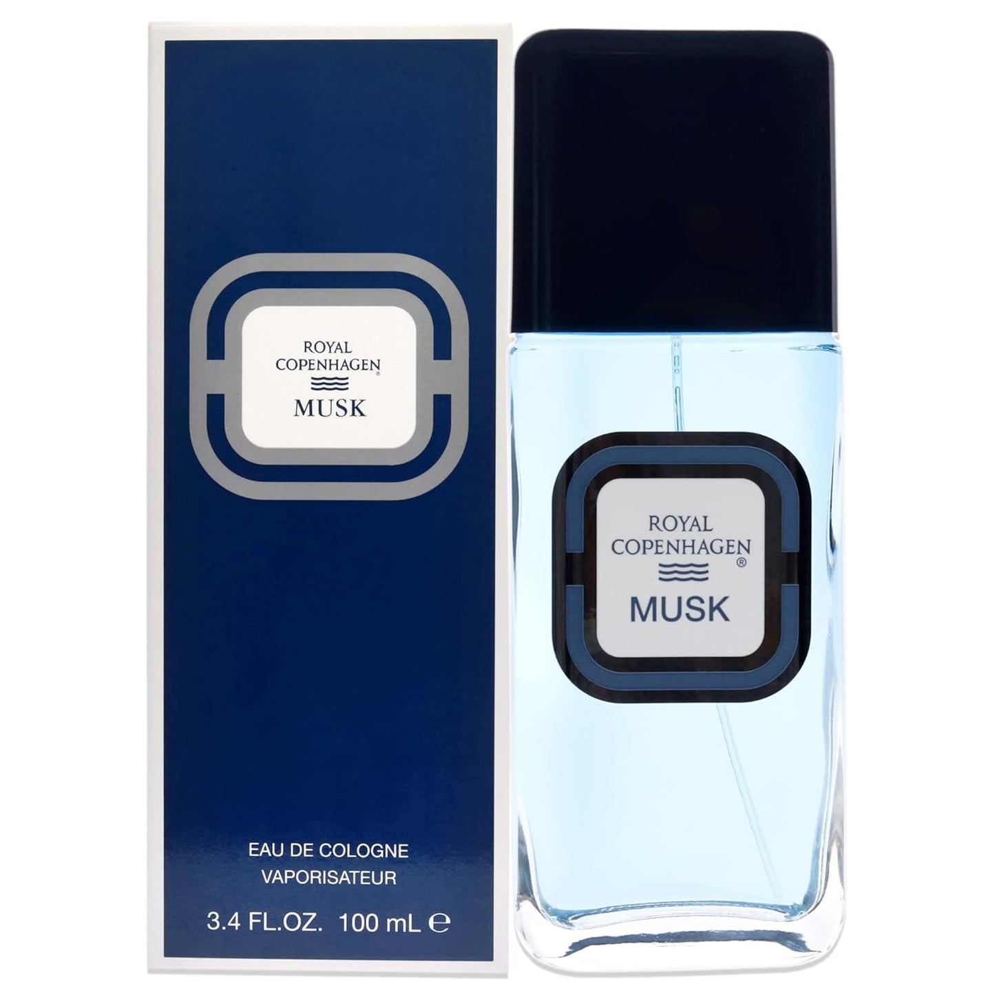 Royal Copenhagen Musk Cologne Spray for Men - 3.4 Oz, Multicolor Fragrance