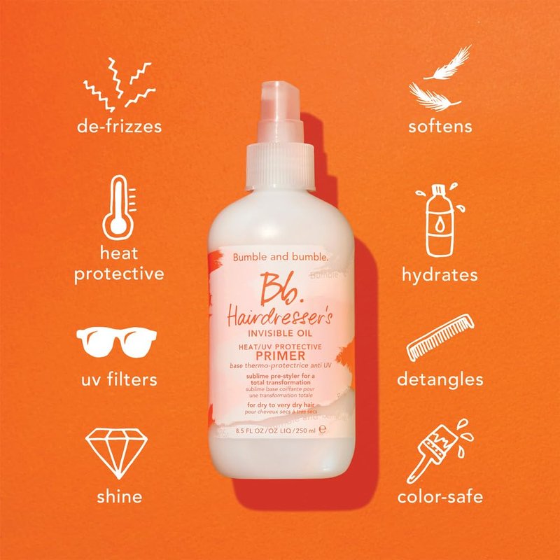 Bumble and bumble. Prep, Style, Extend Starter Set | Hairdresser's Invisible Oil Primer, Hairdresser's Invisible Oil Long Lasting Styling Cream + Prêt-à-powder Dry Shampoo