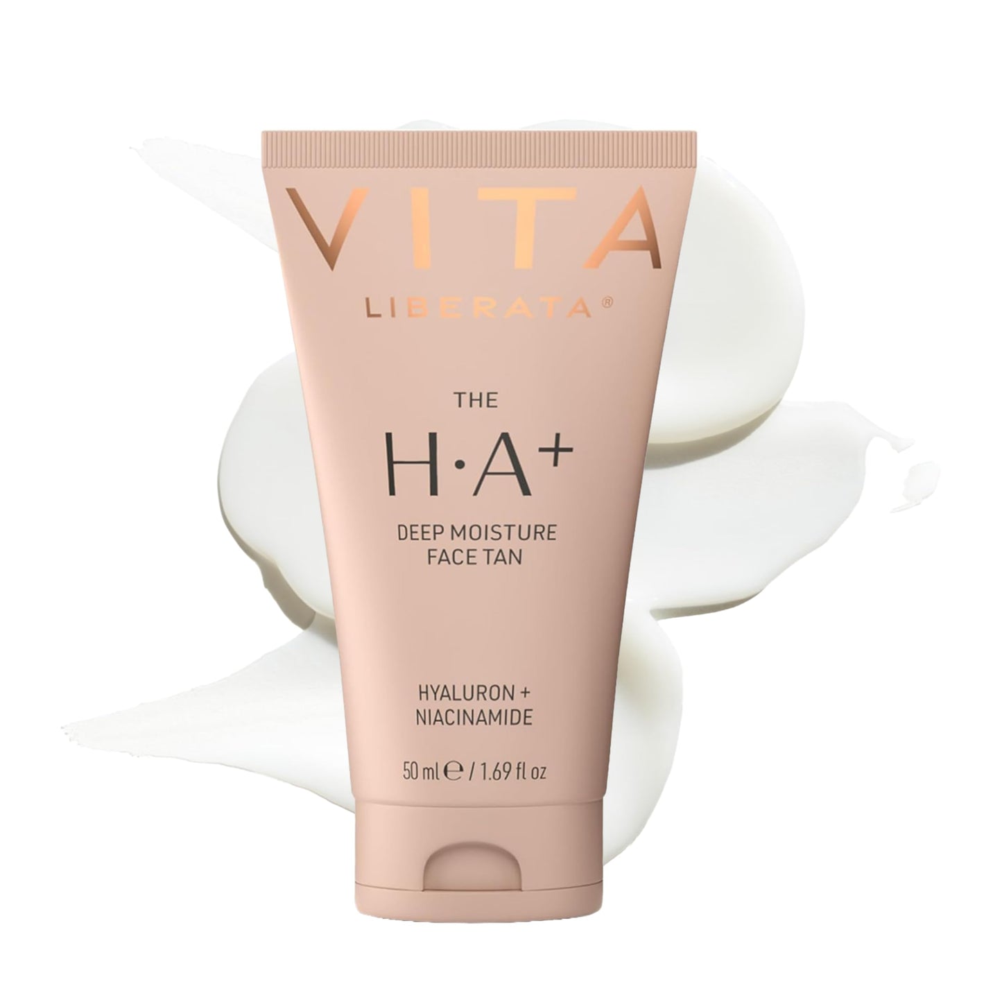 VITA LIBERATA Face Tanning Moisturizer 1.69 fl oz with Hyaluronic Acid & Niacinamide - Nourishing, Ultra Hydrating Moisturizer, For a Sun-Kissed, Radiant Glow, Customizable Tan, Fades Evenly